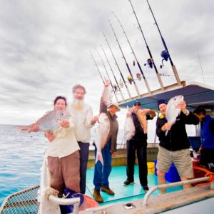 Fishing from the King Diver
