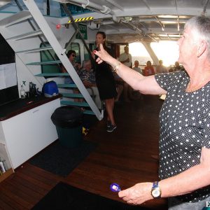 Darts night aboard the Eco Abrolhos