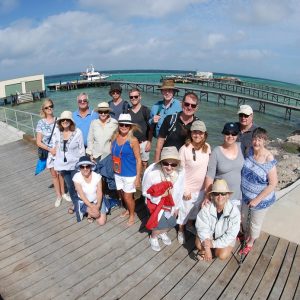 Ashore at the Pearl hatchery