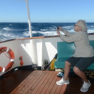 Cyclone Veronica swell makes for a lively crossing