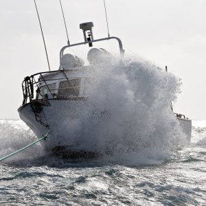 King Diver under tow on the way to the Abrolhos Islands