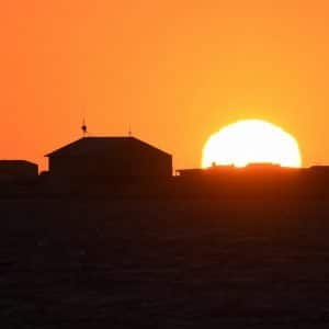 Sunset at the Abrolhos Islands