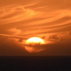 Sunset at the Abrolhos Islands
