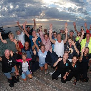Eco Abrolhos Guests enjoying the Abrolhos Islands