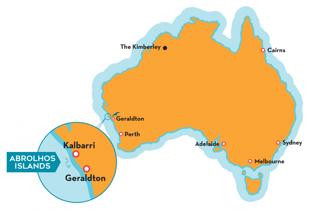 Abrolhos Islands in Australia