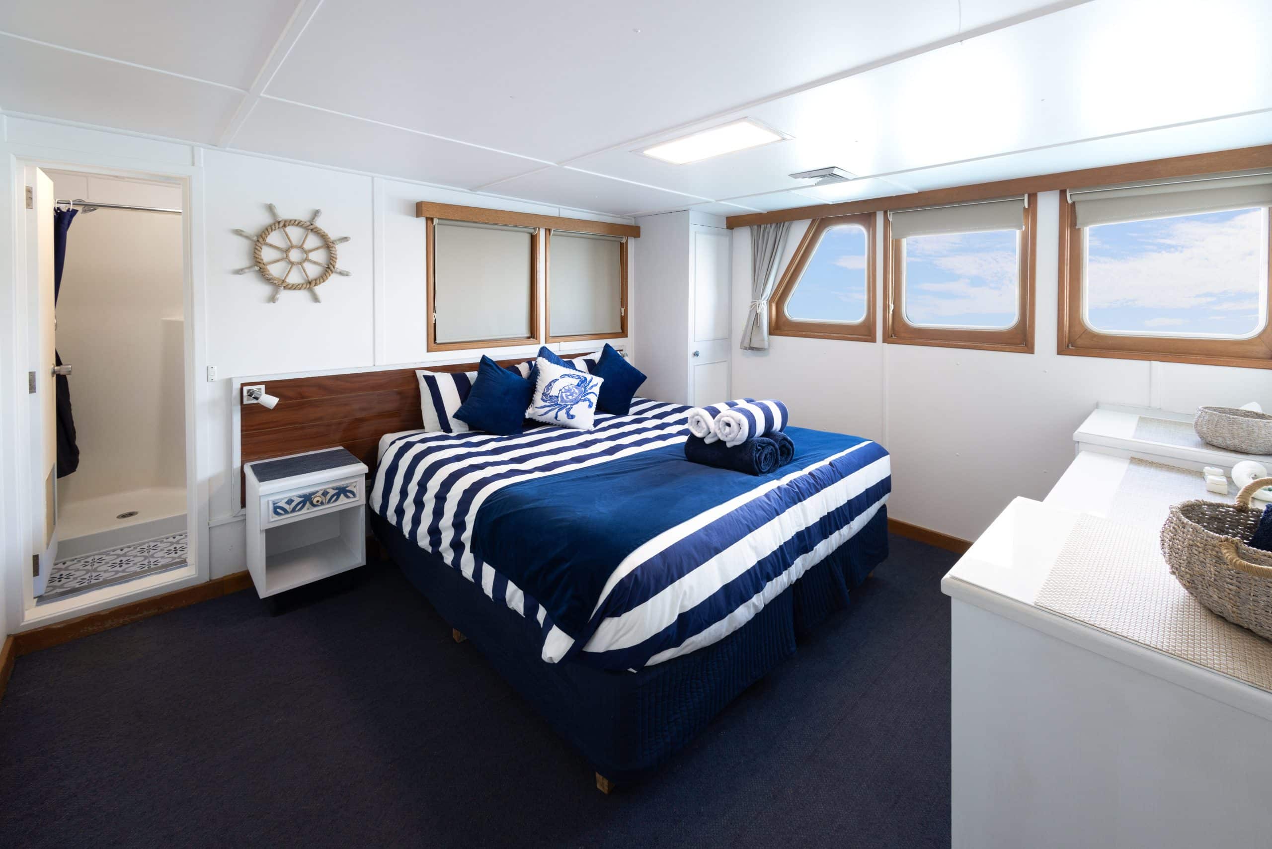 King Bed Deluxe Cabin on the Bridge Deck